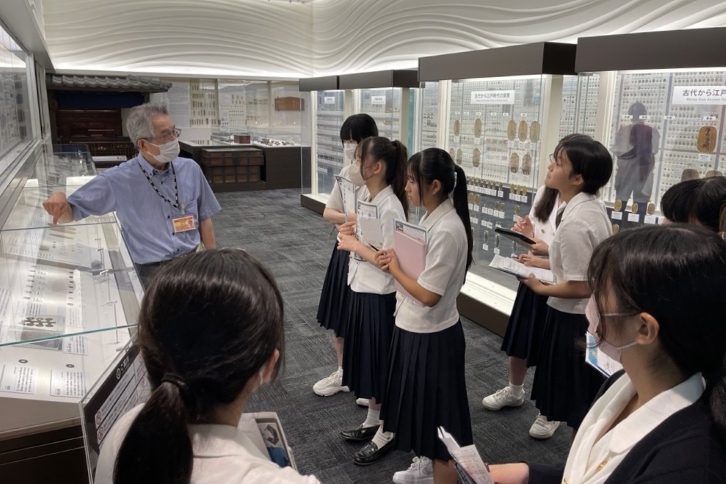 社会科移動教室の様子