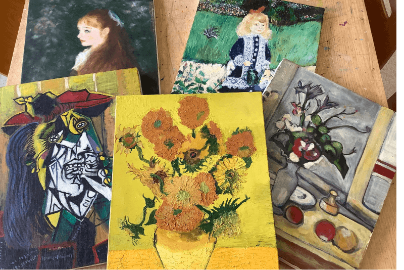油絵の作品